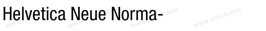 Helvetica Neue Norma字体转换